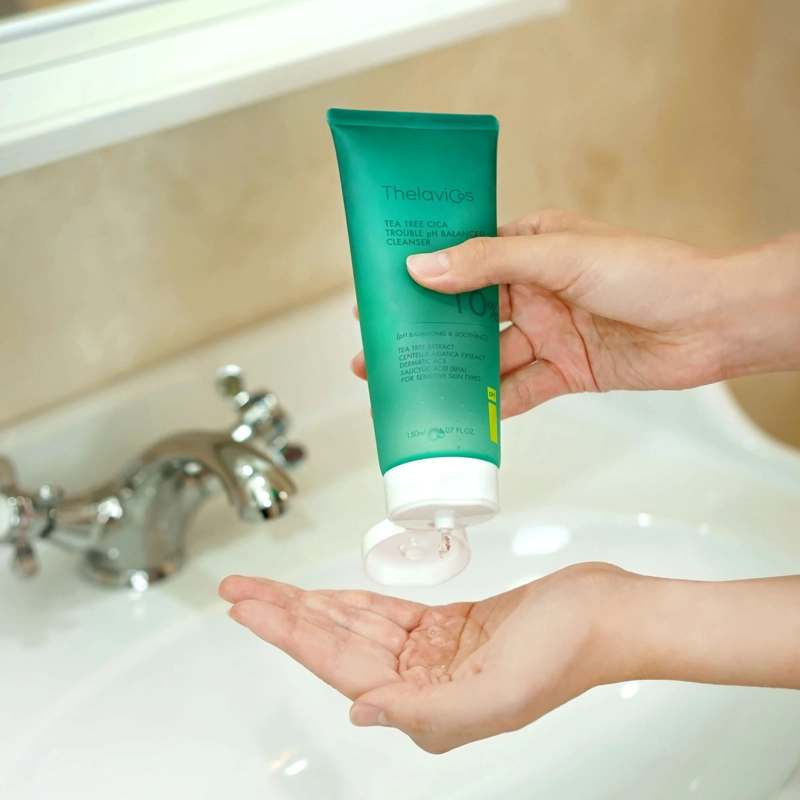 LIMPIADOR FACIAL THELAVICOS TEA TREE CICA PH BALANCEADO 150 ML - 3