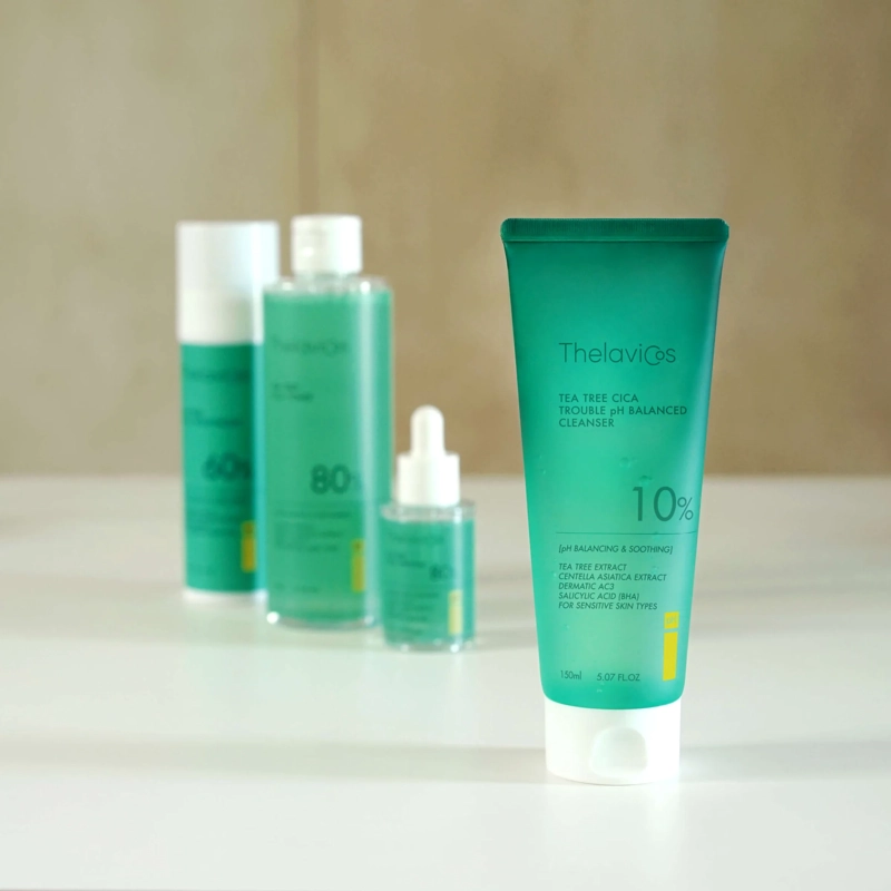 LIMPIADOR FACIAL THELAVICOS TEA TREE CICA PH BALANCEADO 150 ML - 4