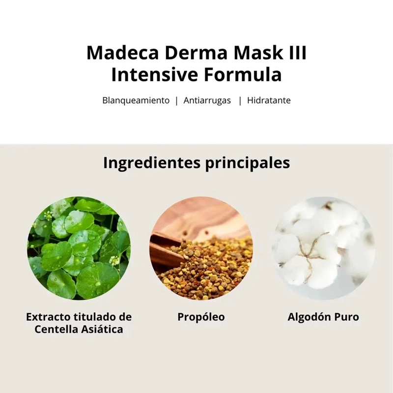 MADECA DERMA MASK III INTENSIVE FORMULA 25ML - 5