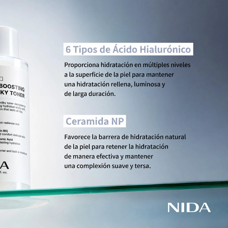 TONICO NIDA RICE MILKY TONER 150 ML ILUMINADOR - 6