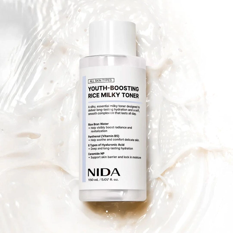 TONICO NIDA RICE MILKY TONER 150 ML ILUMINADOR - 7