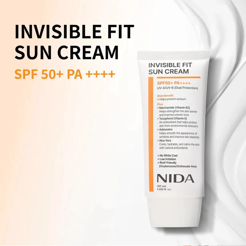 PROTECTOR SOLAR NIDA INVISIBLE FIT SPF50+ 50 ML - 3