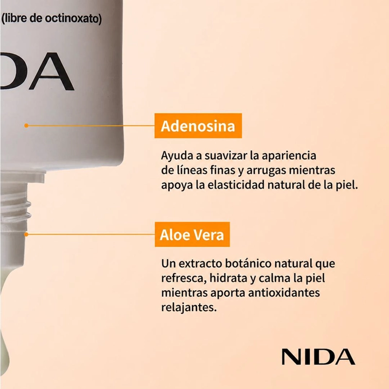 PROTECTOR SOLAR NIDA INVISIBLE FIT SPF50+ 50 ML - 6