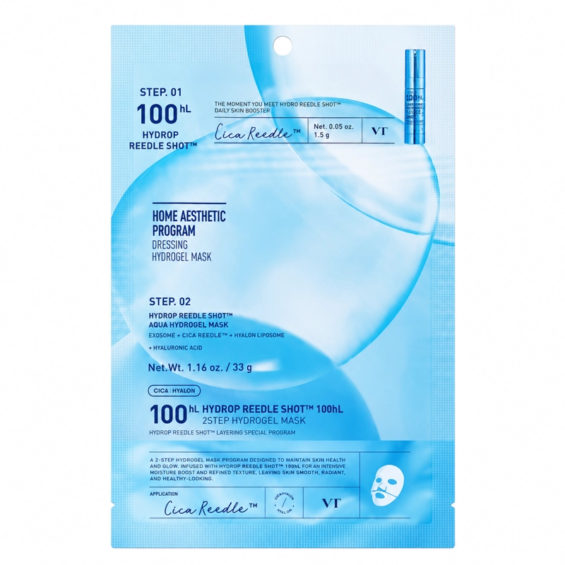 HYDROP REEDLE SHOT 100 HL 2STEP HYDROGEL MASK VT - 1