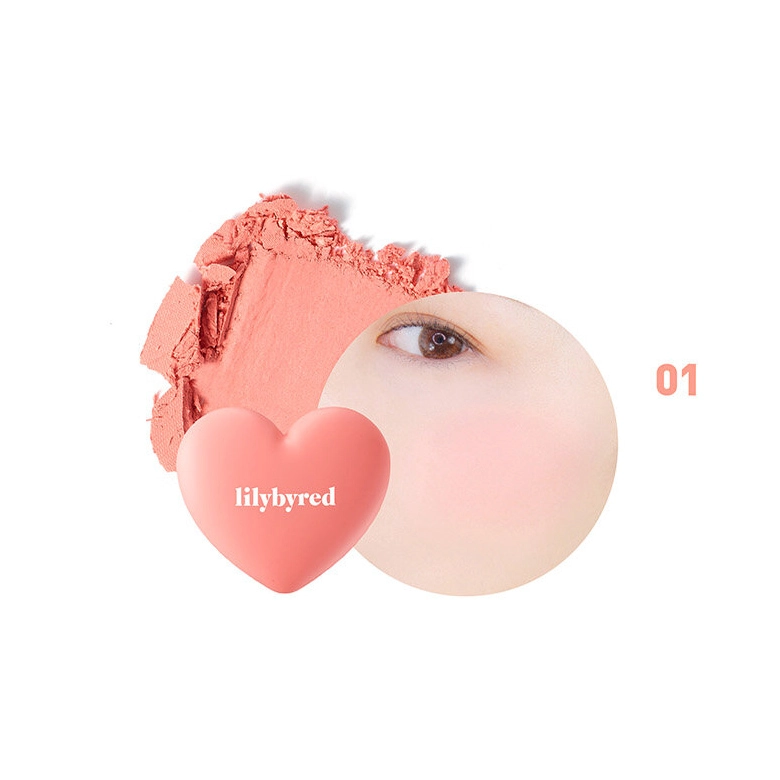 POLVO : LUV BEAM CHEEK #1 LOVEABLE CORAL LILYBYRED - 2