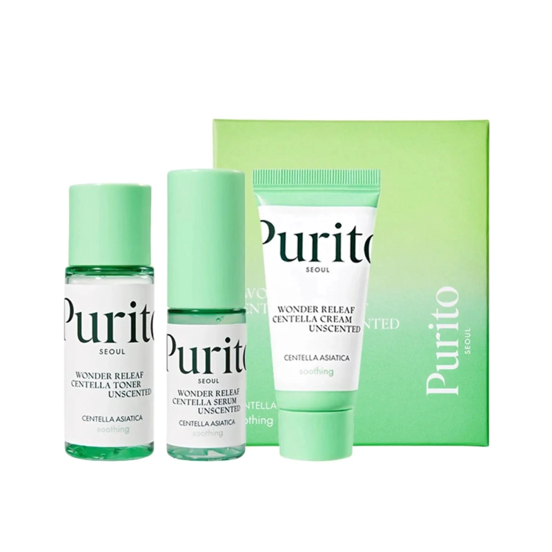 WONDER RELEAF CENTELLA UNSCENTED MINI KIT PURITO - 1