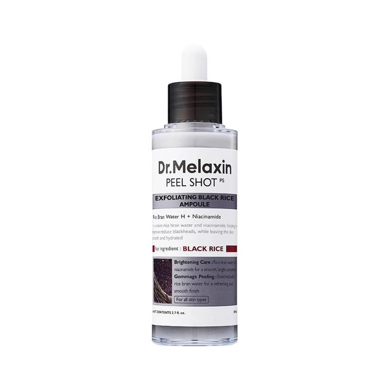 PEEL SHOT EXFOLIATING BLACK RICE AMPOULE MELAXIN - 1