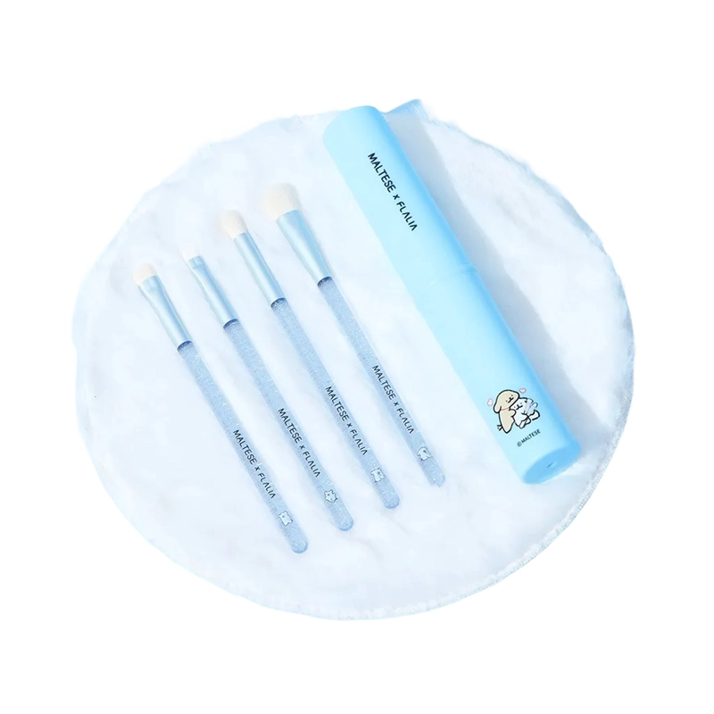 Set de Brochas para Ojos Flalia Maltese Eye Brush Kit 4 Piezas - 1