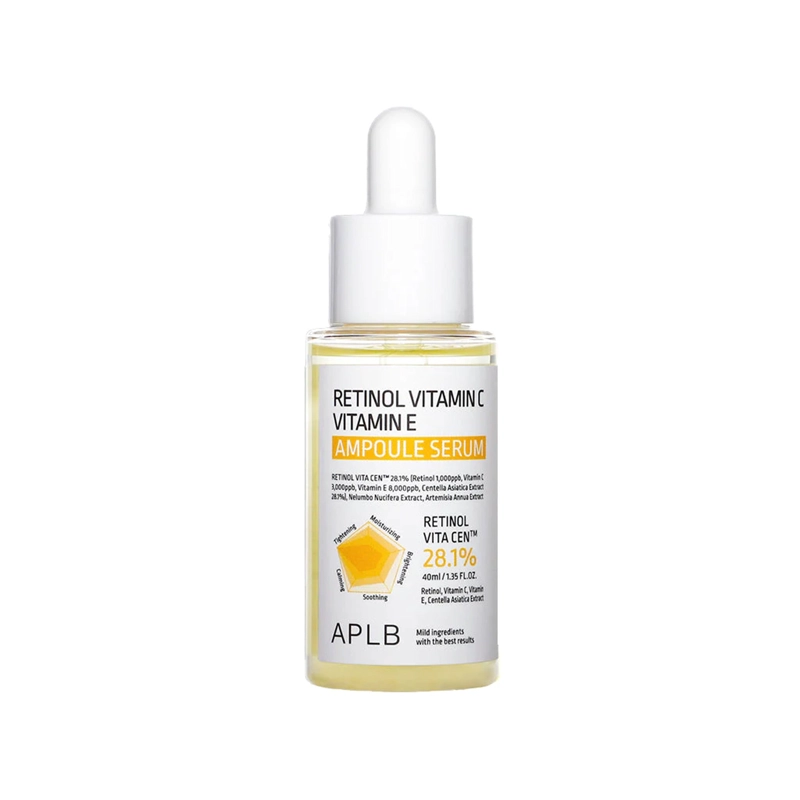 RETINOL VITAMIN C VITAMIN E AMPOULE SERUM 40ML APLB - 1