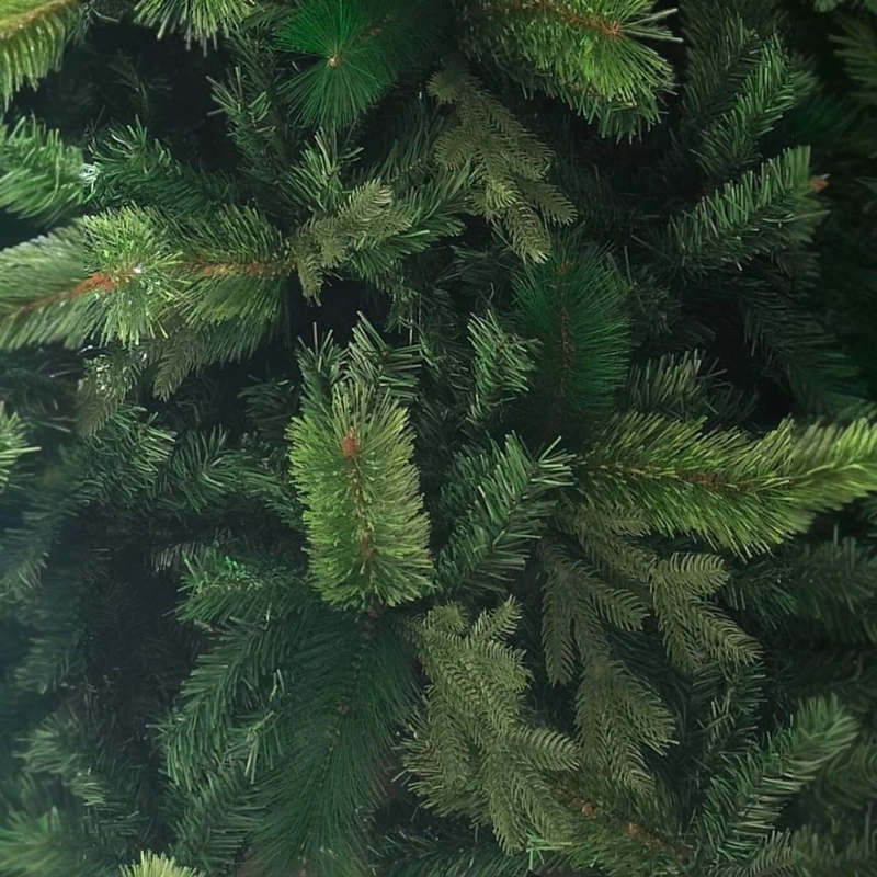 ARBOL DE NAVIDAD 210CM TRIPLE RAMAS HOJAS FRONDOSO - 3