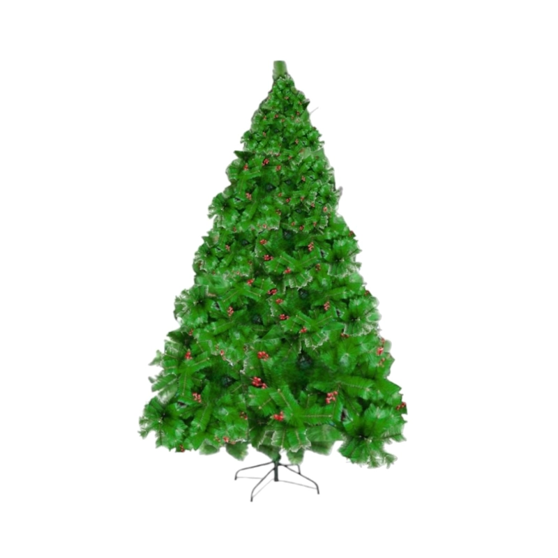 ARBOL DE NAVIDAD 210CM BERRIES PIÑA RAMAS FRONDOSO - 2