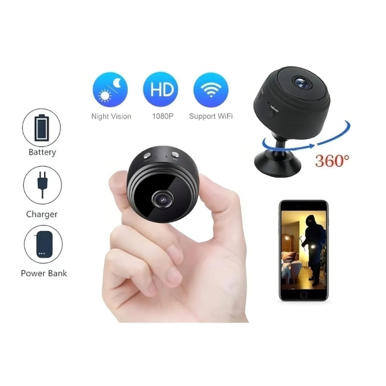 CAMARA DE SEGURIDAD IP WIFI 1080P FULL HD ESPIA - 2