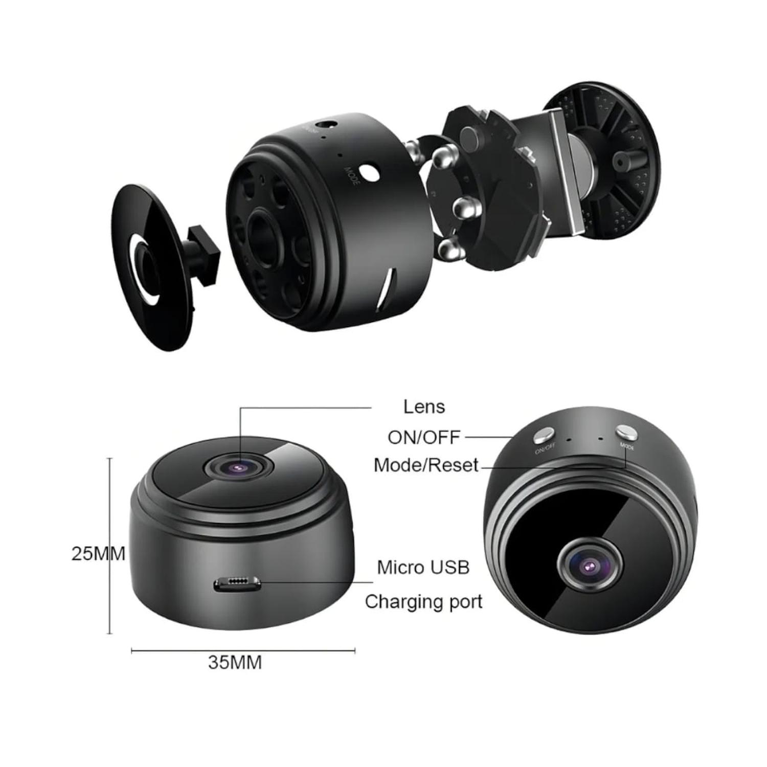 CAMARA DE SEGURIDAD IP WIFI 1080P FULL HD ESPIA - 4