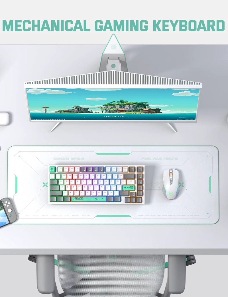 TECLADO GAMER ONIKUMA MECANICO G52 RGB - 7