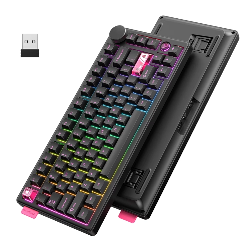 TECLADO GAMER ONIKUMA MECANICO MT706 TRIMODE - 4