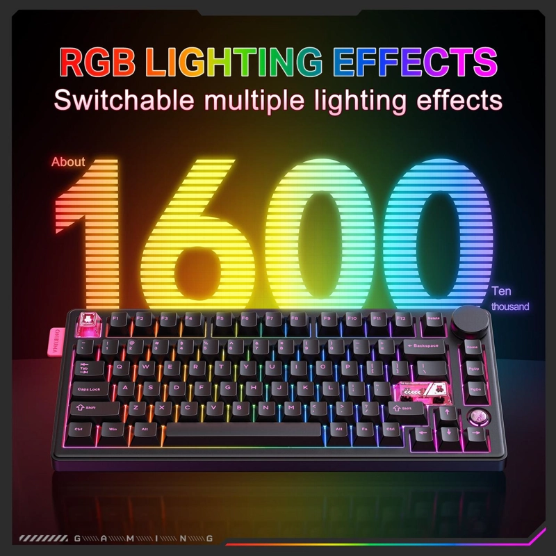 TECLADO GAMER ONIKUMA MECANICO MT706 TRIMODE - 7