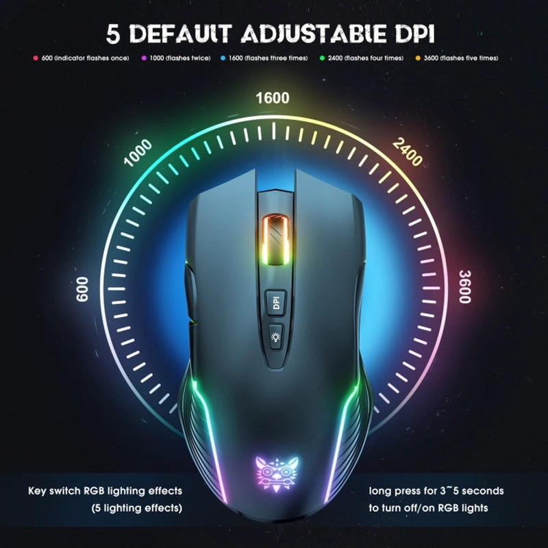 MOUSE GAMER ONIKUMA CW905 2.4GHZ - 3