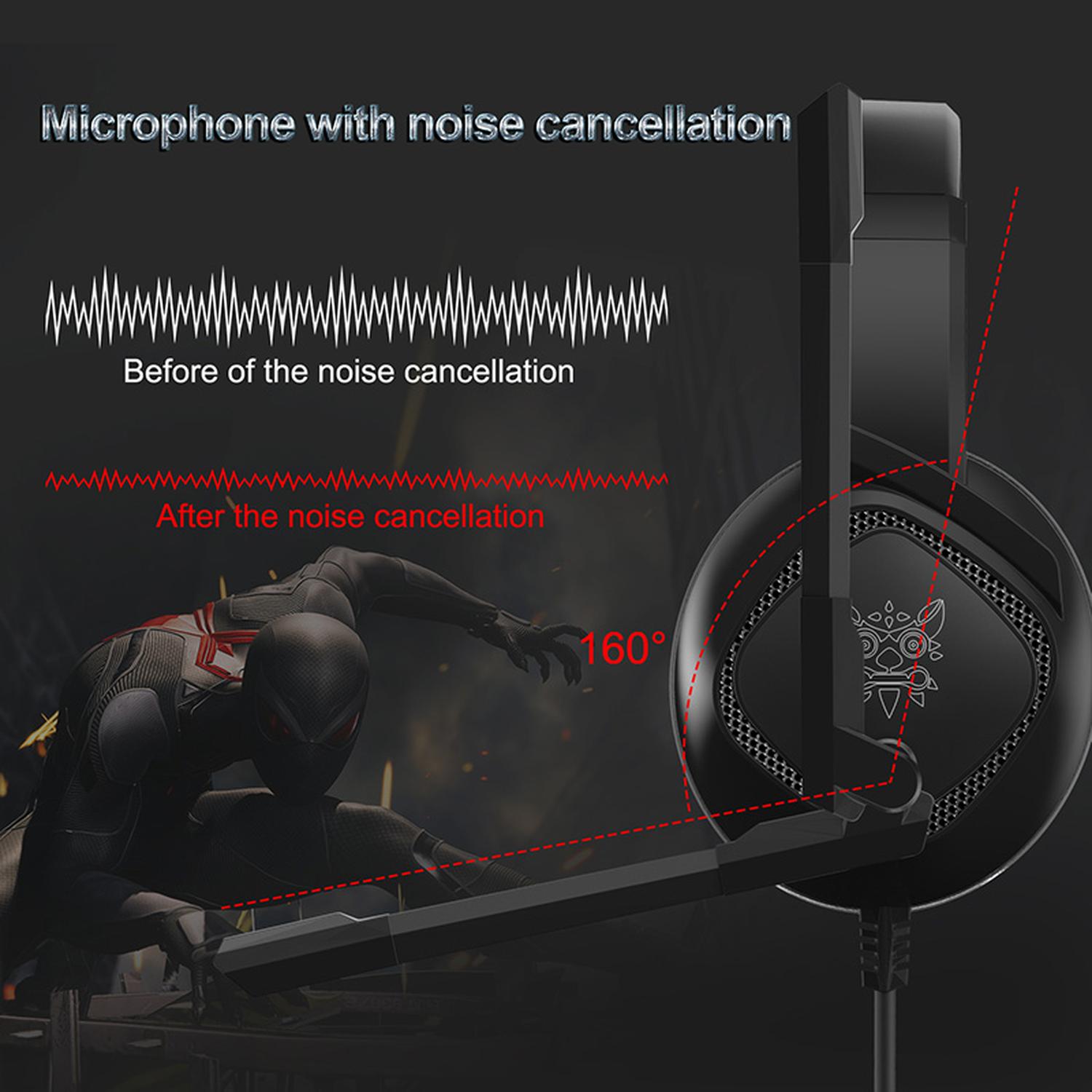 AUDIFONOS PERIFE RICOS GAMER ONIKUMA K19 RGB - 4