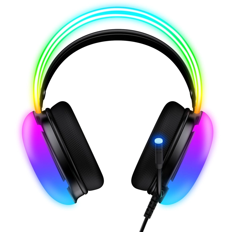 AUDIFONOS PERIFE RICOS GAMER ONIKUMA X25 RGB - 5