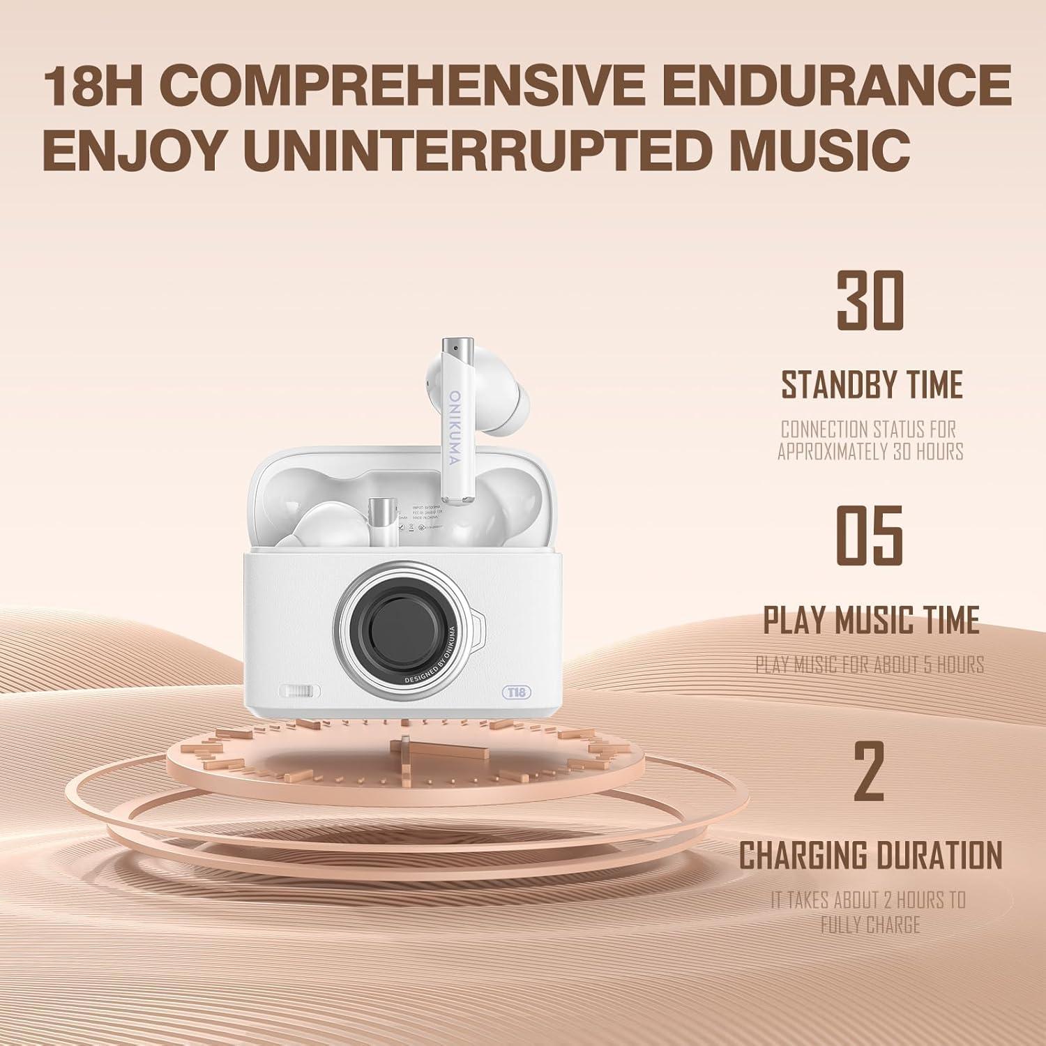 AUDIFONOS GAMER INALAMBRICOS ONIKUMA T18 - 7