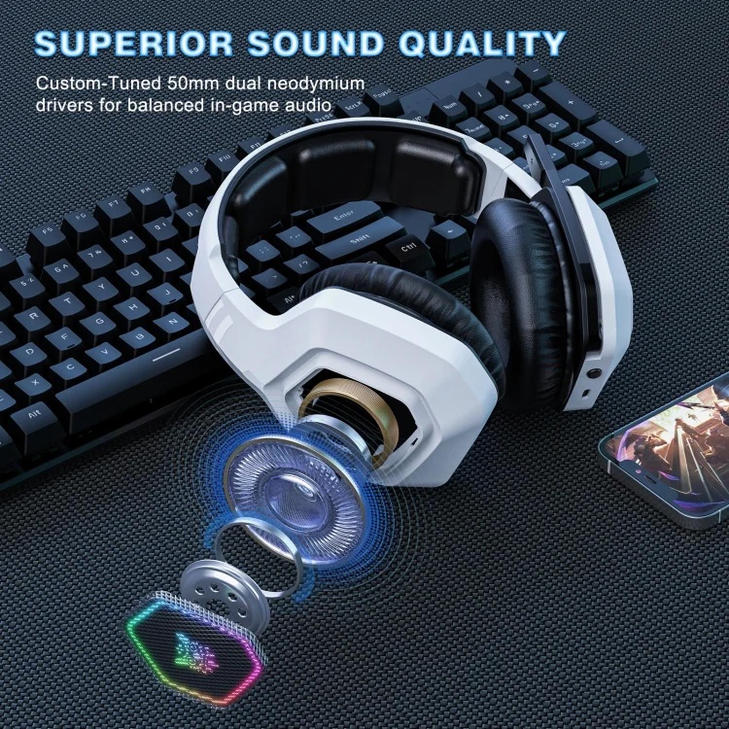 AUDIFONOS PERIFE RICOS GAMER ONIKUMA B100 - 4