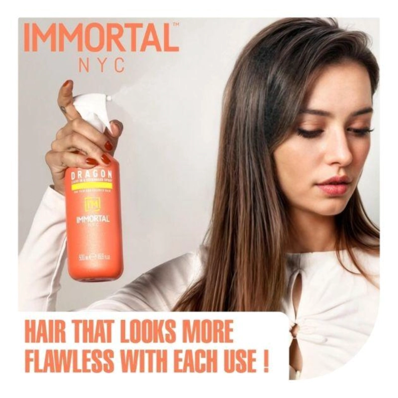 LEAVE-IN SPRAY DRAGON BLOOD THERMAL PROTECTOR IMMORTAL 500ML - 3