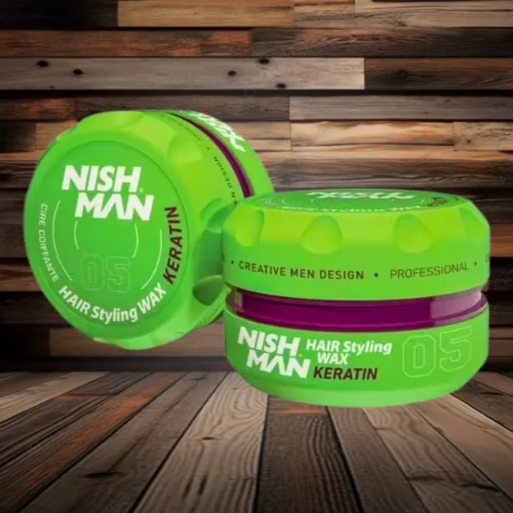 CERA PARA PEINAR HAIR WAX KERATIN 05 NISHMAN - 3