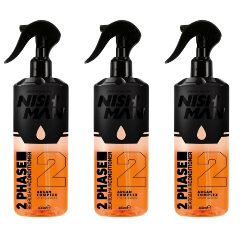 CERA PARA PEINAR TWO PHASE 3 ARGAN COMPLEX NISHMAN - 2