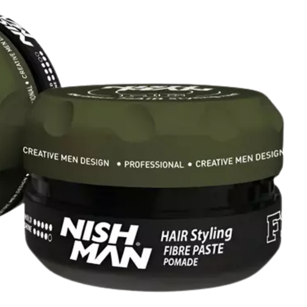 CERA PARA PEINAR STYLING FIBRE POMADE F2 NISHMAN - 1