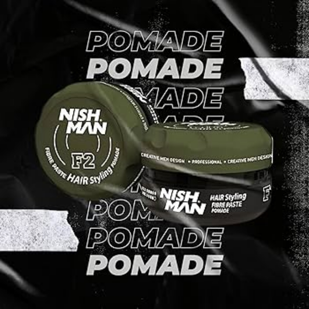 CERA PARA PEINAR STYLING FIBRE POMADE F2 NISHMAN - 2