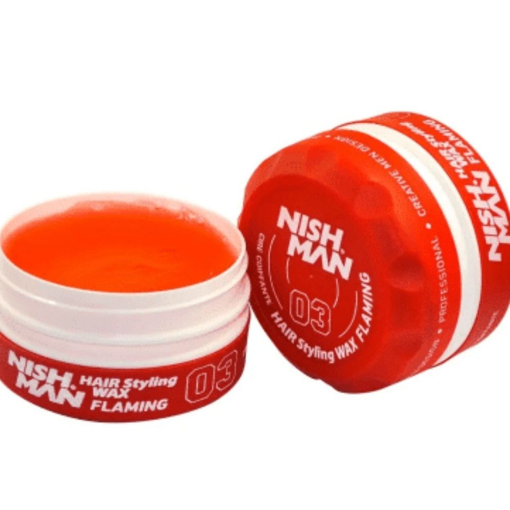 CERA PARA PEINAR HAIR WAX FLAMING 03 NISHMAN - 3