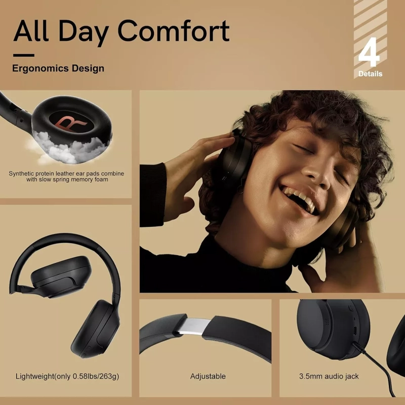 QCY H3 ANC AUDIFONOS INALAMBRICOS HI-RES CANCELACION RUIDO 60H - 4