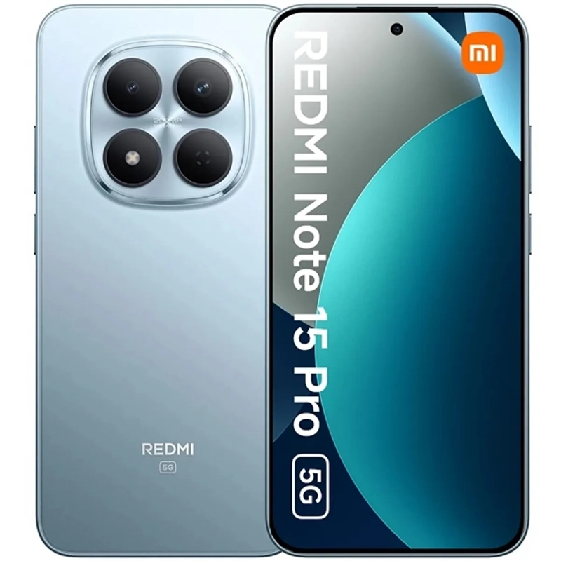 XIAOMI REDMI NOTE 15 PRO 5G 8GB RAM 256GB ROM 200MPX 4K RESISTENTE AGUA IP68 CAMARA AI DIMM NEGRO