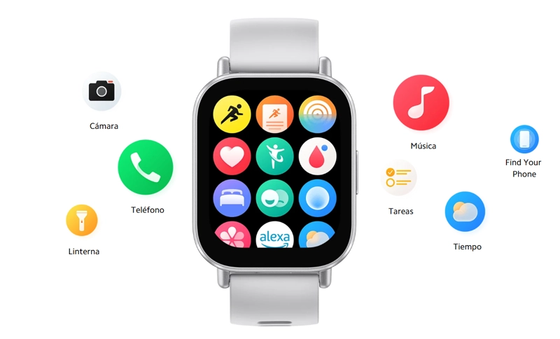 SMARTWATCH XIAOMI REDMI WATCH 5 ACTIVE PLATEADO - 3
