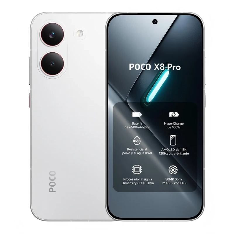 XIAOMI POCO X8 PRO  RAM 12GB+ 512GB IP68 RESISTENTE AGUA NFC - 1