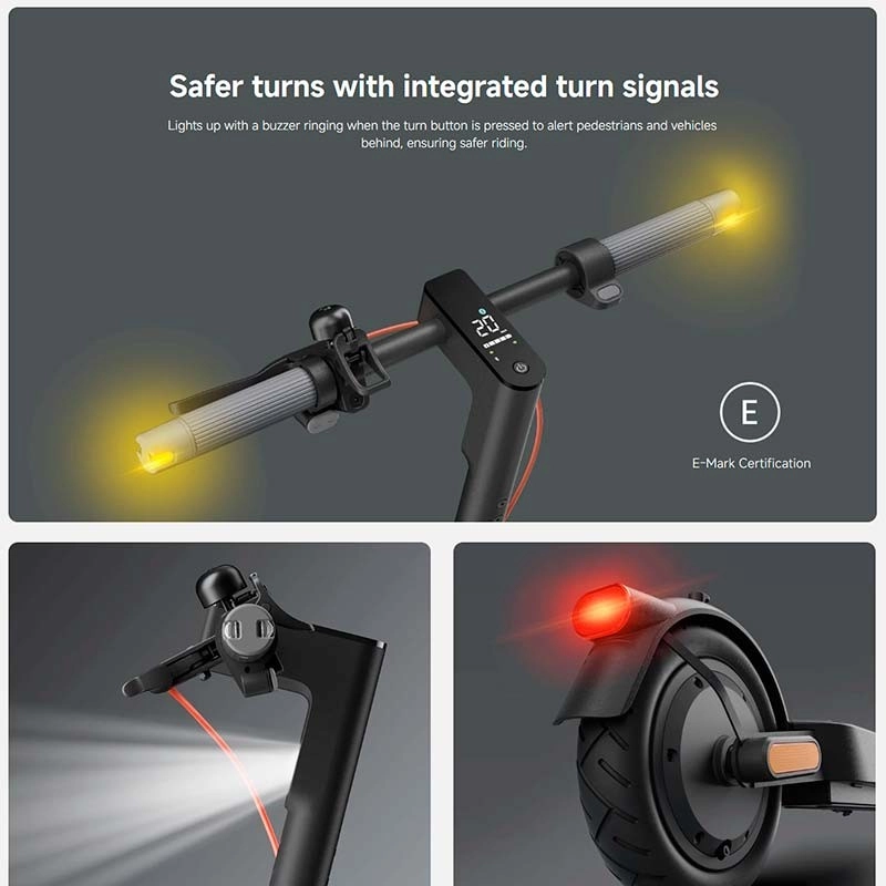 XIAOMI SCOOTER ELE CTRICO 5 PLEGABLE 60KM AUTONOMIA 700W NEGRO - 3