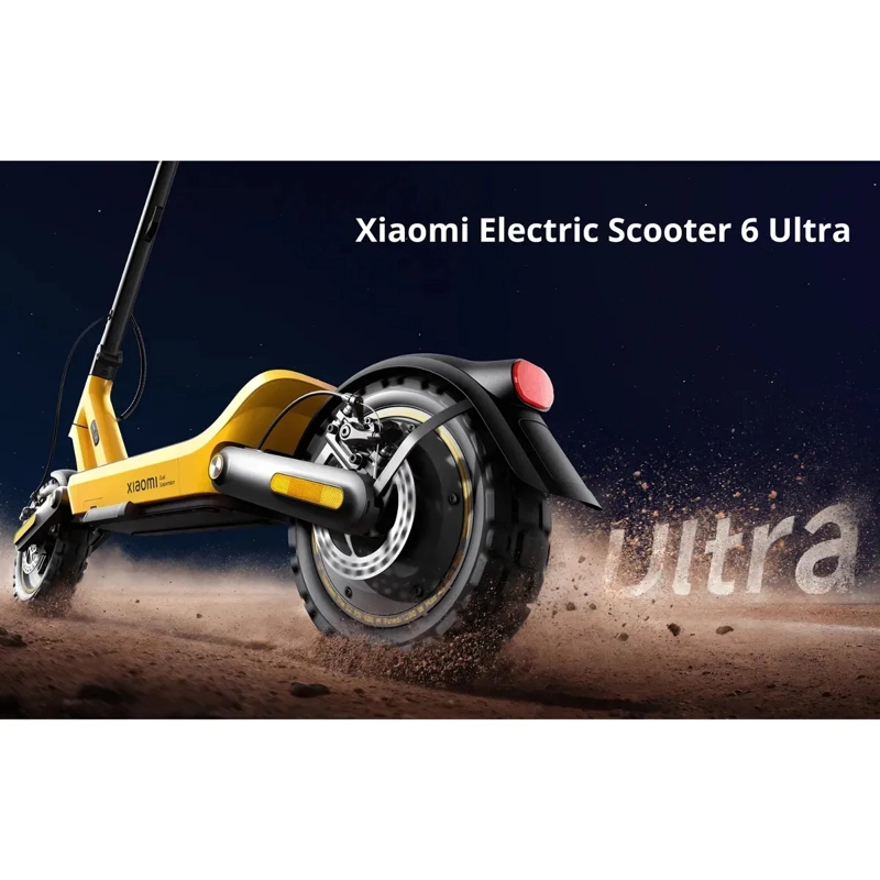 XIAOMI SCOOTER ELE CTRICO 6 ULTRA PLEGABLE AUTONOMIA 75KM MAX 25KM/H NEUMATICOS 12'1200W - 5