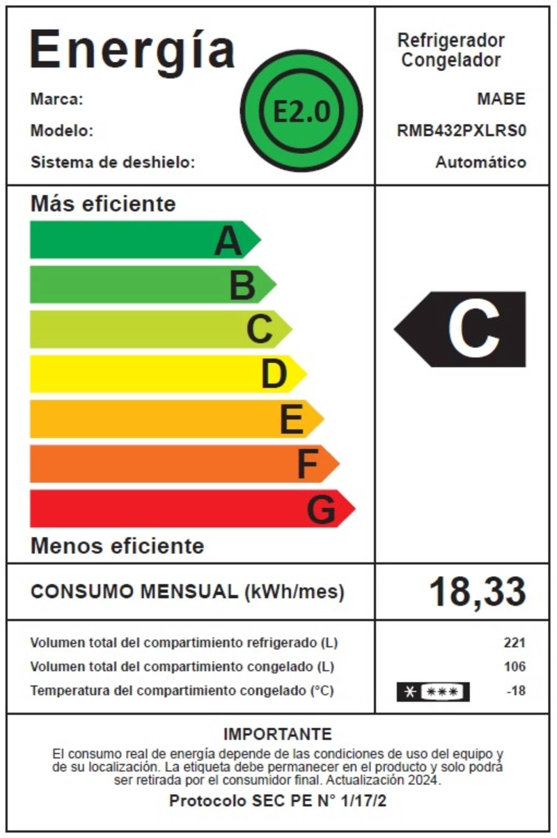 Refrigerador No Frost 360L Mabe RMB432PXLRS0 - 8
