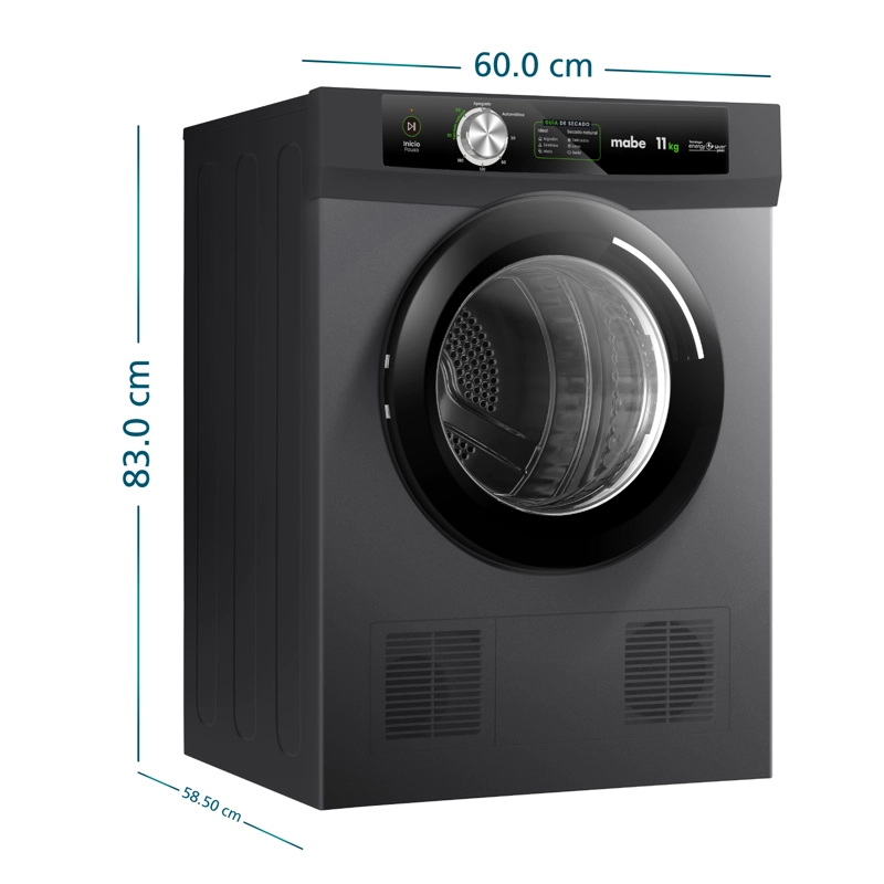 Secadora Carga Frontal Eléctrica 11 kg Gray Mabe SEM011VDCL0 - 3