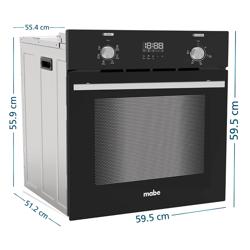 Horno eléctrico empotrable 54L 220V 60cm HM6045EXN0 Mabe - 3