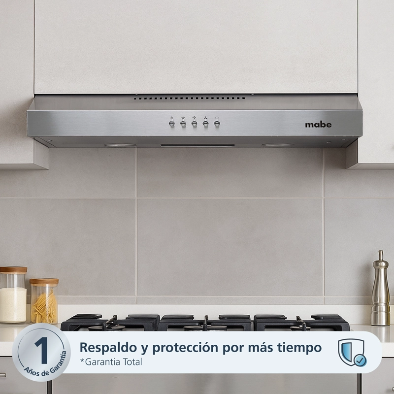 Kit Campana Extractora +Encimera a Gas CMG6044LD-1CL +Horno Eléctrico HM6031EXAI0 60cm Inox Mabe - 9