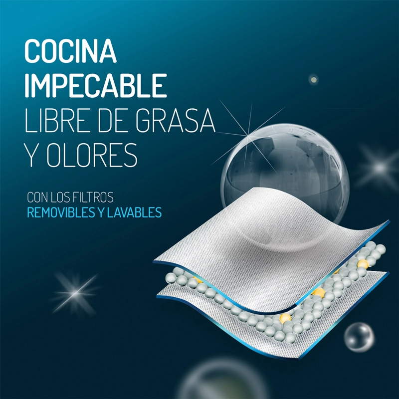 KIT ENCIMERA ELECTRICA GE 60CM +CAMPANA EXTRACTORA 60CM MABE - 4
