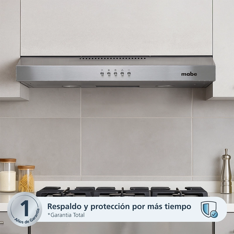 KIT ENCIMERA ELECTRICA GE 60CM +CAMPANA EXTRACTORA 60CM MABE - 5