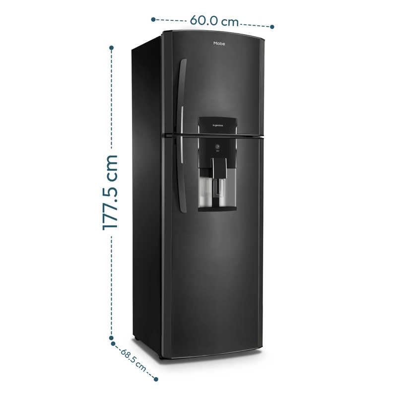 REFRIGERADOR AUTOMATICO 313L BRUTOS BLACK MABE RMA300FXUC - 3