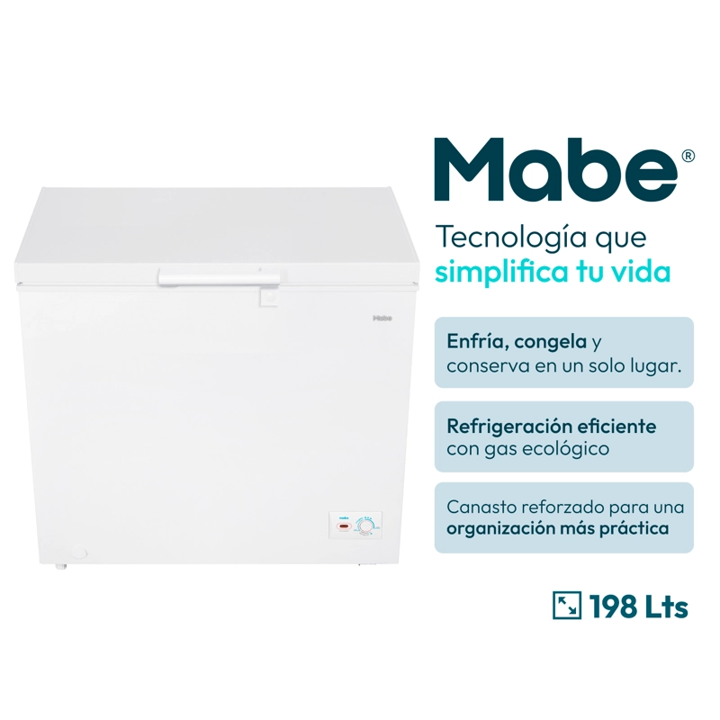 FREEZER HORIZONTAL 198 L NETOS BLANCO MABE FDHMHM200PPLB0 - 2