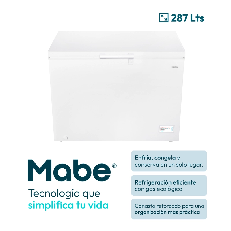FREEZER HORIZONTAL 287 L NETOS BLANCO MABE FDHMHM290PPLB0 - 2