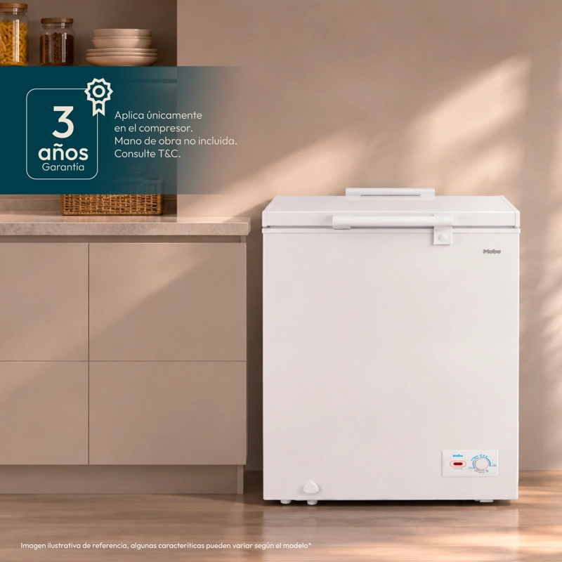 FREEZER HORIZONTAL 98L NETOS BLANCO MABE FDHMHM100PPLB0 - 5
