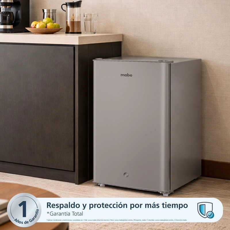 FRIGOBAR 90 L BRUTOS INOXIDABLE MABE RMF04LRX1 - 5