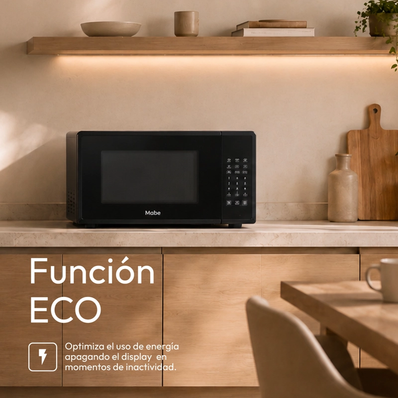 HORNO MICROONDAS 20L NEGRO HMM07CHBN MABE - 10