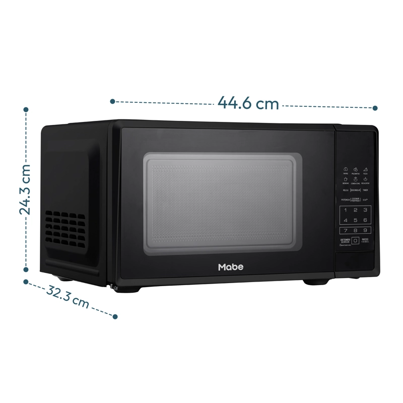 HORNO MICROONDAS 20L NEGRO HMM07CHBN MABE - 3